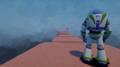 Buzz lightyear does parkour