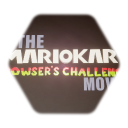 The Mario Kart Bowser's challenge movie logo