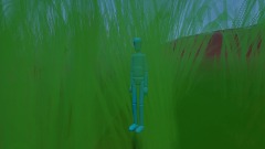 Guy runs faster than the speed of light and breaks through the