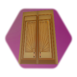 Tall Gilded Doors