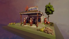 Postapocalyptic Gas-Station