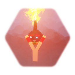 Slingshot with fire bomb imp new version