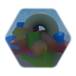 Blocky Mass of Shapes and Colours