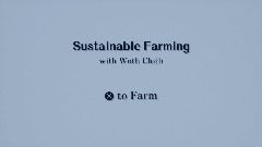 Sustainable Farming