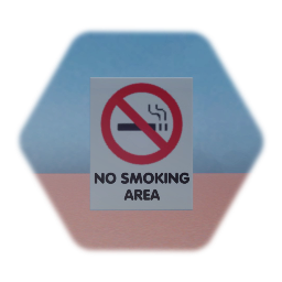 No Smoking Area sign