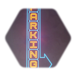 Neon Sign - Parking