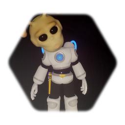 Alien Nino's Facial Animation & Helmet