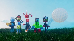Golfing
