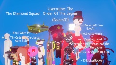 The Order Of The Jaguar want help to the Diamond Squad
