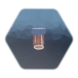 A bottle of pills (empty)