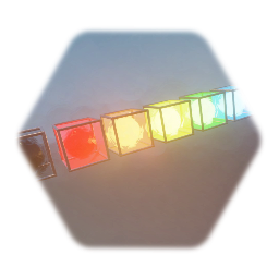 Multi-Colored Pulsating Energy Cubes (Text-Displayer "Glass")