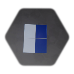 Floor white/Blue