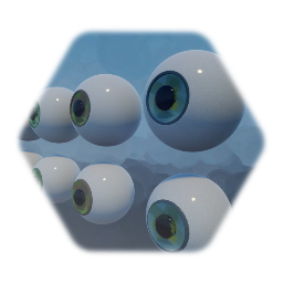 Perfect Human Eyes Set - 6 colours