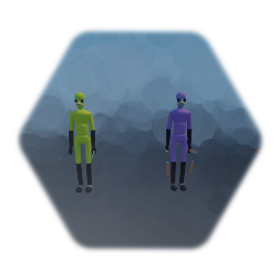 Group of strong enemies