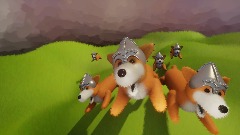 nDreams Speedpaint 30min Challenge: WARRIOR CORGIS