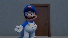 SMG4 Door Meme Template　Whitty