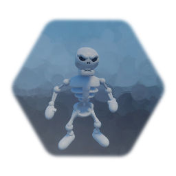 Skeleton With Hit Light Tag