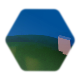 Distant Hills and Town Scenery