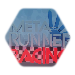 New Meta runner racing logo