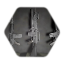 Assault Rifle (M16A1/+ M203/CAR-15)