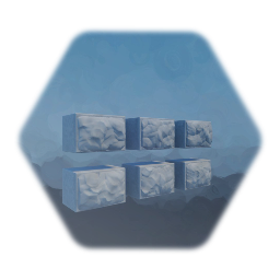 Ashlar stone blocks