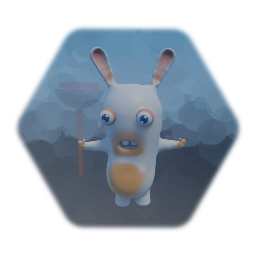 Playable goofy Rabbid