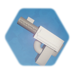 Subfusil con amplificador de sonido