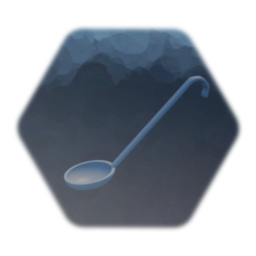 Ladle - White Plastic