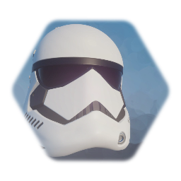 First Order Stormtrooper's helmet