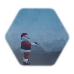 Santa with a gun