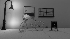 Remix of Vintage Flower Bicycle