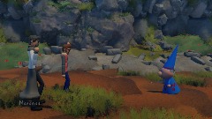 Scientists meet gnome