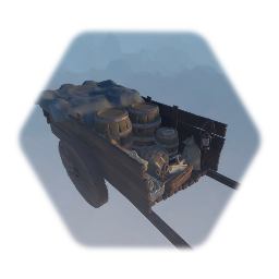 Loaded Medieval Cart