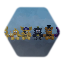 Fredbear Madness Plushies [My Version]