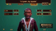 Character Creation Menu