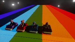 Racing on the Rainbow Meta runner racing 3 Sofia