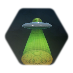 Alien UFO Animated Checkpoint