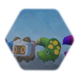 Frostnip and gonbug and there glitter forms