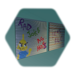 Graffiti shutters