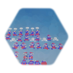Donkey kong Mario sprite sheet