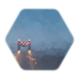 Hovering Warning Barrier