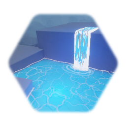 Stylized Waterfall