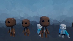 Sackboy and GET SANS'D Meme