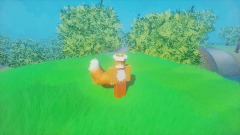 Fox but with cell shading