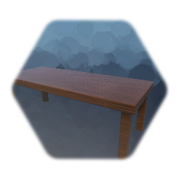 Simple Long Wooden Table