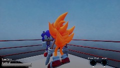 Pov: sonic vs Fleetway in WWE then more people came