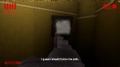 The Backrooms Mysterious slides | Follow the path.