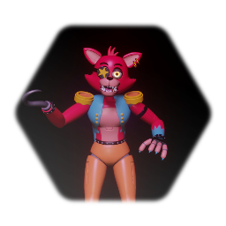 Glamrock Foxy Model . <pink>Security Breach Mod