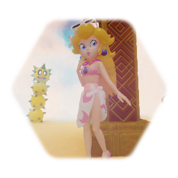 Princess Peach (Beach Odyssey Outfit)