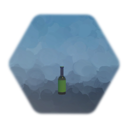 Blank Green Beer Bottle